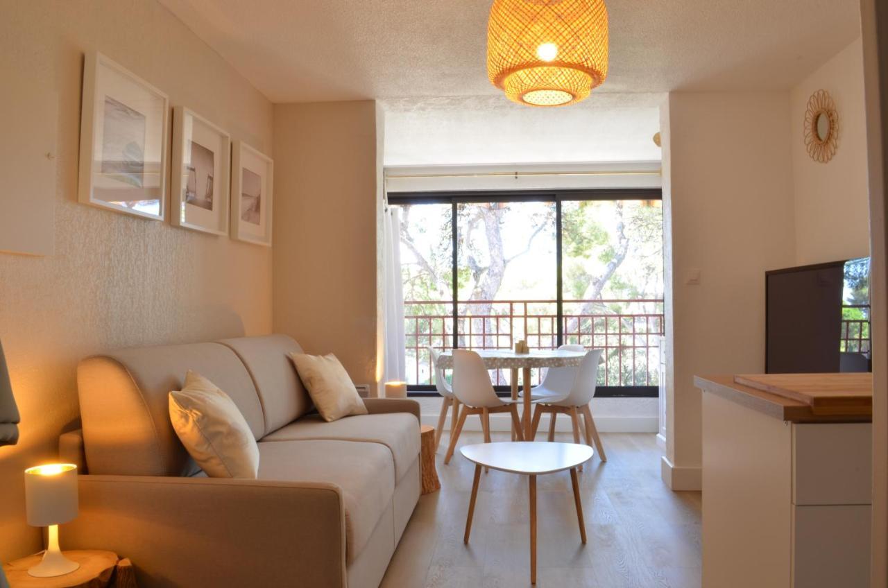 Studio Merbleuesoleil Classe 3 Etoiles 4 Pers Bord De Mer Bandol Eksteriør bilde